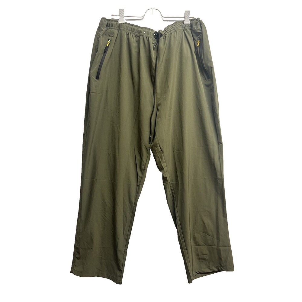Woman Pull On Lightweight Pants‎ Comfort   Olive Green Plus Sz 5X NWT